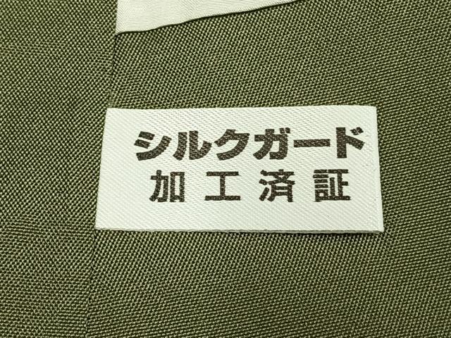 平和屋着物●訪問着　本場染大島紬　霞文　正絹　逸品　AABK1302fy