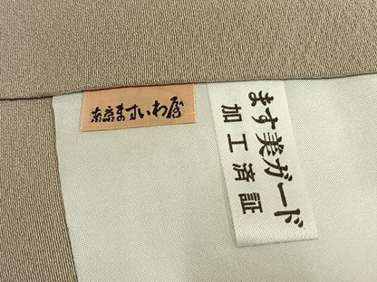 平和屋着物●上質な小紋　総刺繍　てんとう虫　ますいわ屋扱い　正絹　逸品　AABK1307fy
