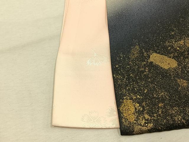 平和屋着物●豪華振袖　花蝶文　暈し染め　金彩　正絹　逸品　AABK1309fy
