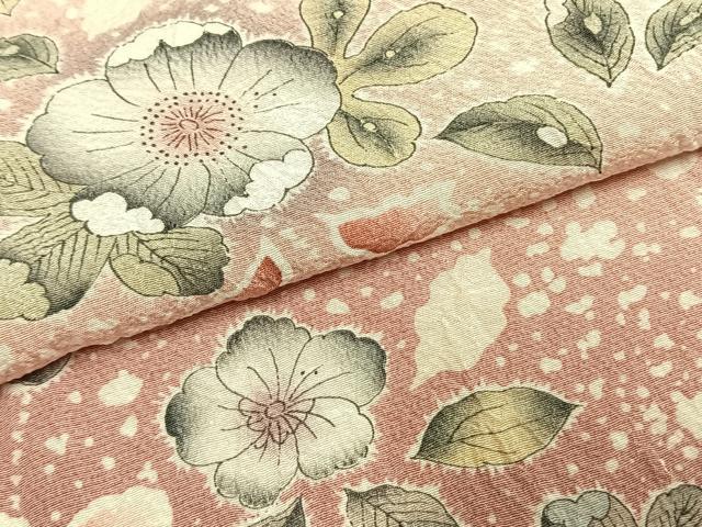平和屋着物●訪問着　辻が花　絞り　暈し染め　正絹　逸品　AABK1312fy