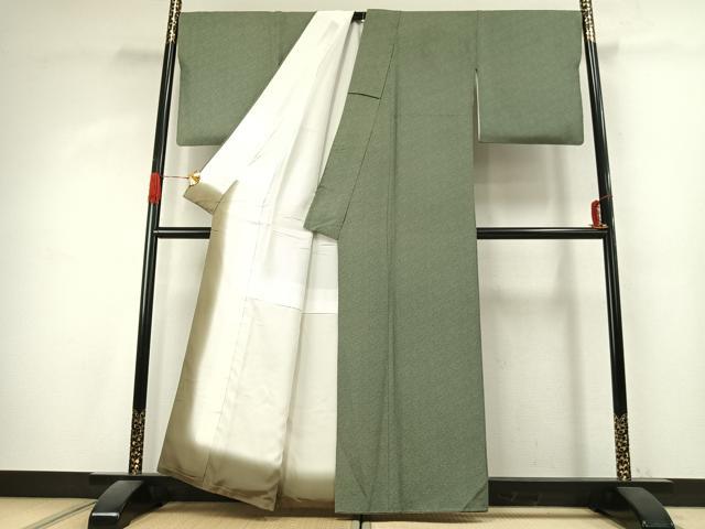 平和屋着物●江戸小紋　幾何学文様　正絹　逸品　AABK1313fy