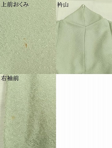 平和屋着物●訪問着　中国三大刺繍　汕頭刺繍　スワトウ刺繍　総刺繍　花蝶文　正絹　逸品　AABK1317fy