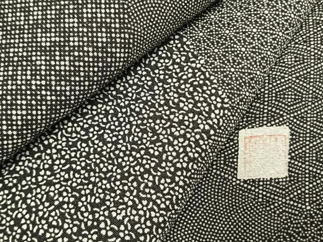 平和屋着物●江戸小紋　作家物　亀甲文　正絹　逸品　AABK1318fy