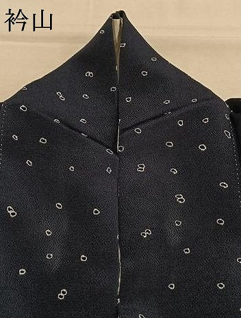 平和屋着物●訪問着　抽象文様　鬼しぼ縮緬　正絹　逸品　AABK1321fy