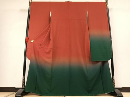 平和屋着物●豪華振袖　霞文　暈し染め　正絹　逸品　AABK1334fy