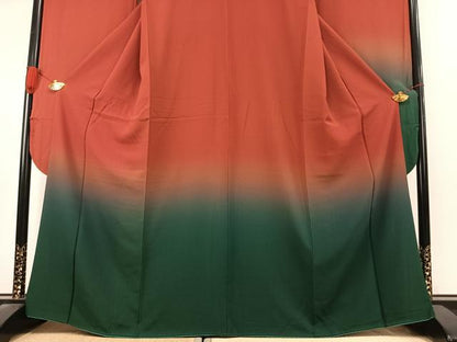 平和屋着物●豪華振袖　霞文　暈し染め　正絹　逸品　AABK1334fy