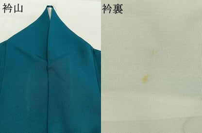 平和屋着物●ファッションデザイナー　HIROKO KOSHINO　コシノヒロコ　訪問着　寿光織　花蝶文　金銀糸　正絹　逸品　AABK1336fy