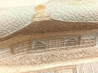 平和屋着物●豪華色留袖　中国三大刺繍　汕頭刺繍　スワトウ刺繍　蘇州刺繍　総刺繍　風景文　暈し染め　正絹　逸品　未使用　AABK1341fy