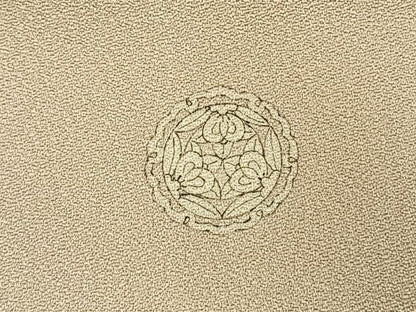 平和屋着物●豪華色留袖　刺繍　草花文　金糸　金彩　正絹　逸品　AABK1345fy