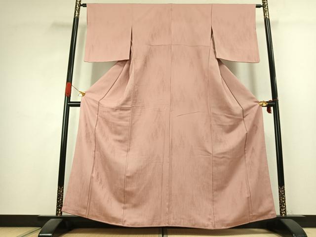 平和屋着物●皇室献上作家　北出与三郎　無地絵羽訪問着　樹林地紋　一斤染色　正絹　逸品　未使用　AABK1350fy