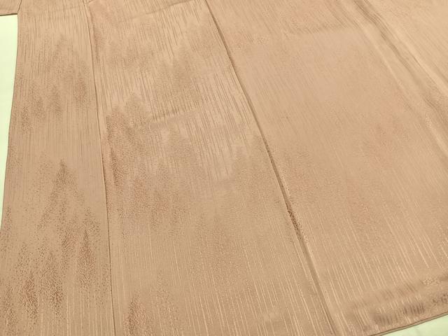 平和屋着物●皇室献上作家　北出与三郎　無地絵羽訪問着　樹林地紋　一斤染色　正絹　逸品　未使用　AABK1350fy