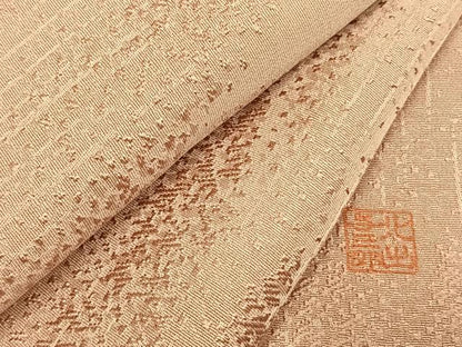 平和屋着物●皇室献上作家　北出与三郎　無地絵羽訪問着　樹林地紋　一斤染色　正絹　逸品　未使用　AABK1350fy