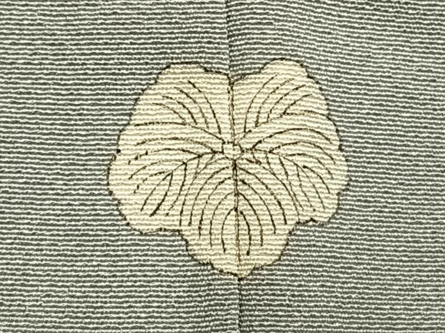 平和屋着物○上質な色無地 薄雲鼠色 正絹 逸品 AABK1351fy
