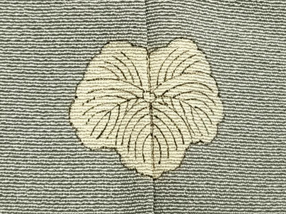 平和屋着物●上質な色無地　薄雲鼠色　正絹　逸品　AABK1351fy