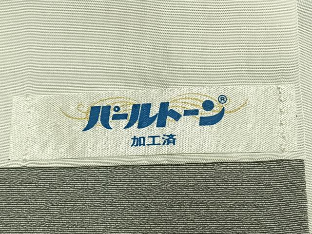平和屋着物●上質な色無地　薄雲鼠色　正絹　逸品　AABK1351fy