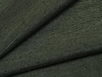 平和屋着物●男性　紬　アンサンブル　色無地　百入茶色　正絹　逸品　AABK1352fy