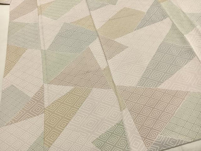 平和屋着物●上質な小紋　切嵌文　正絹　逸品　AABK1353fy