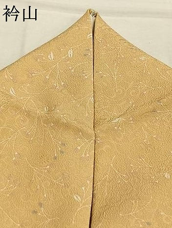 平和屋着物●上質な小紋　草花文　正絹　逸品　AABK1359fy