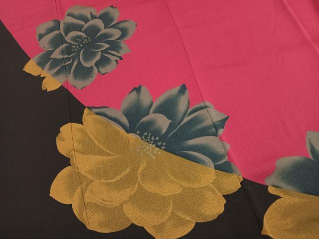 平和屋着物●豪華振袖　舞花文　正絹　逸品　AABK1377fy