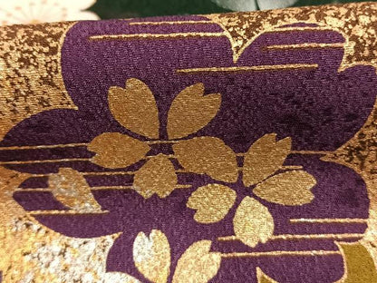 平和屋着物●豪華振袖　舞桜文　暈し染め　金銀彩　やまと誂製　正絹　逸品　AABK1381fy