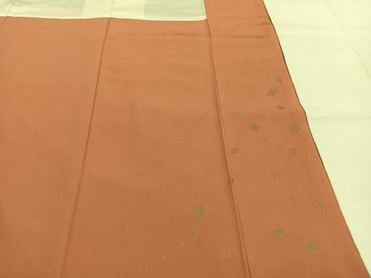 平和屋着物●上質な紬　横段文　ますいわ屋扱い　ロング丈　正絹　逸品　AABK1392fy