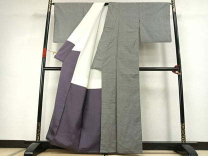 平和屋着物●本場大島紬　アンサンブル　100亀甲　総詰め　正絹　逸品　AABK1398fy