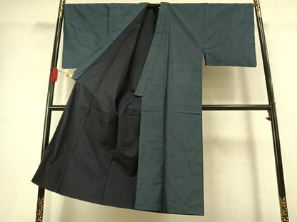 平和屋着物●男性　本場大島紬　アンサンブル　150亀甲　総詰め　正絹　逸品　AABK1399fy