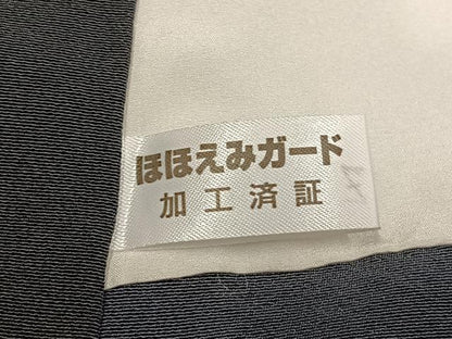 平和屋着物●訪問着　枝花文　暈し染め　正絹　逸品　AABK1425fy