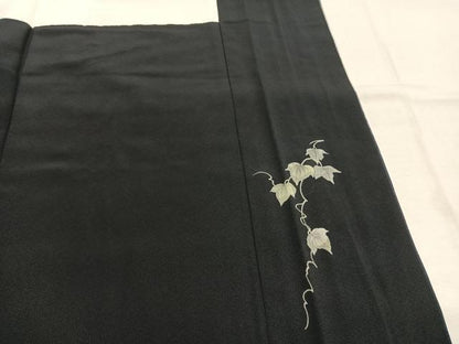 平和屋着物●訪問着　枝花文　暈し染め　正絹　逸品　AABK1425fy