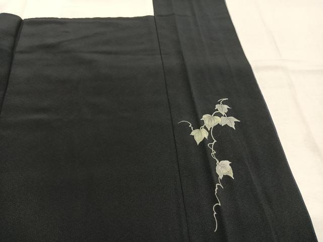 平和屋着物●訪問着　枝花文　暈し染め　正絹　逸品　AABK1425fy
