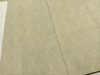 平和屋着物●綿薩摩　幾何学文様　木綿　逸品　AABK1432fy