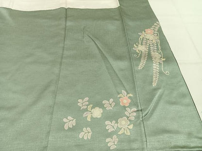 平和屋着物●訪問着　辻が花　絞り　暈し染め　金彩　正絹　逸品　AABK1435fy