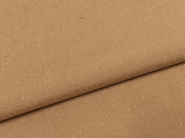 平和屋着物●上質な紬　色無地　飴色　正絹　逸品　AABK1436fy