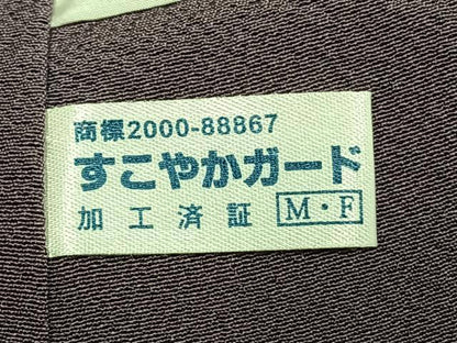 平和屋着物●上質な色無地　浅紫色　ロング丈　正絹　逸品　AABK1446fy