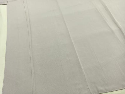 平和屋着物●上質な色無地　暁鼠色　ロング丈　正絹　逸品　未使用　AABK1448fy