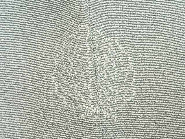 平和屋着物●上質な色無地　藍白色　正絹　逸品　未使用　AABK1449fy