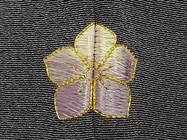 平和屋着物●ファッションデザイナー 花井幸子　色無地　褐色　小田急百貨店扱い　正絹　逸品　未使用　AABK1451fy
