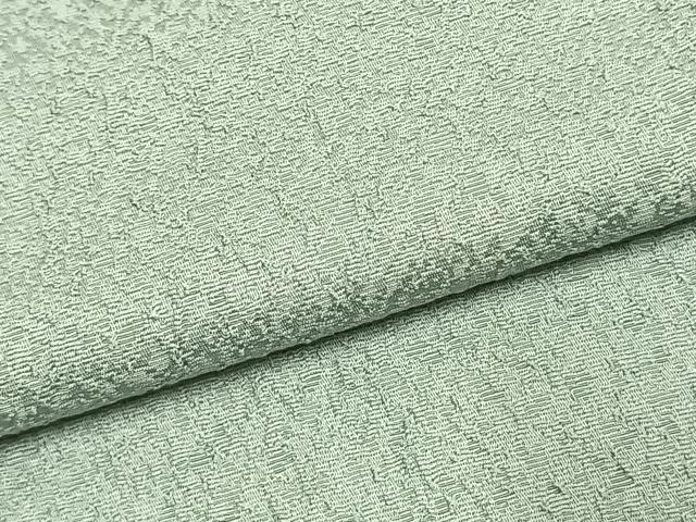 平和屋着物●上質な色無地　紋意匠　錆青磁色　正絹　逸品　AABK1452fy