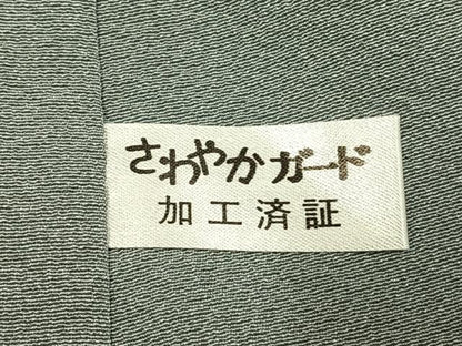 平和屋着物●上質な色無地　蕎麦切色　正絹　逸品　未使用　AABK1461fy