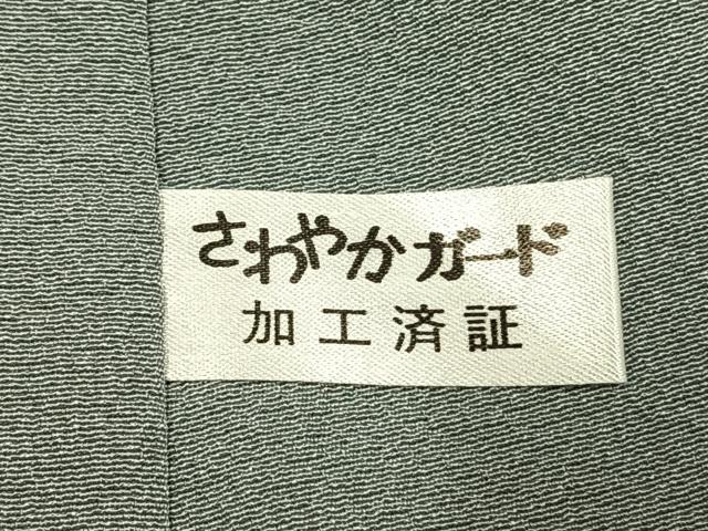 平和屋着物●上質な色無地　蕎麦切色　正絹　逸品　未使用　AABK1461fy