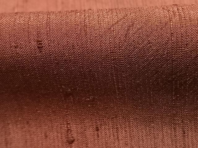 平和屋着物●上質な紬　斜縞　正絹　逸品　AABK1462fy