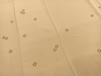 平和屋着物●訪問着　花菱文　金彩　正絹　逸品　AABK1465fy
