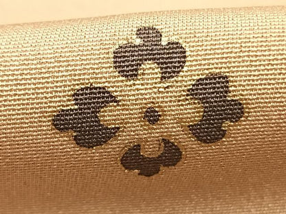平和屋着物●訪問着　花菱文　金彩　正絹　逸品　AABK1465fy