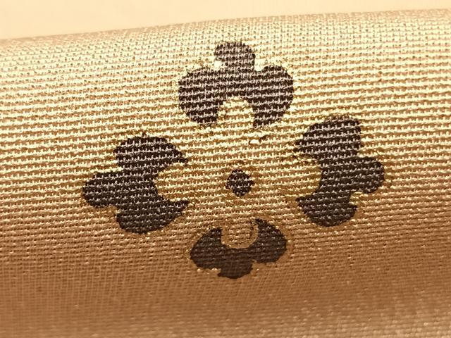 平和屋着物●訪問着　花菱文　金彩　正絹　逸品　AABK1465fy