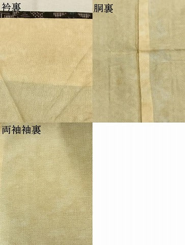 平和屋着物●本場大島紬　龍郷絣　正絹　逸品　AABK1477fy