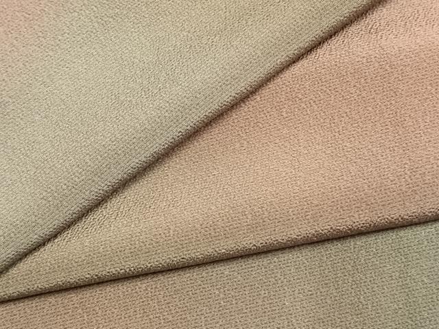 平和屋着物●染色作家　斉藤三才　小紋　霞文　暈し染め　正絹　逸品　未使用　AABK1485fy