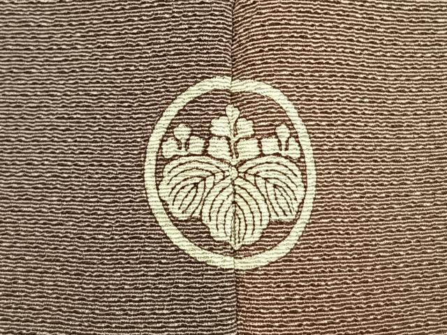 平和屋着物●染色作家　斉藤三才　小紋　霞文　暈し染め　正絹　逸品　未使用　AABK1485fy