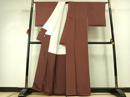 平和屋着物●伝統工芸士　保科土山　江戸小紋　花尽くし　正絹　逸品　AABK1488fy