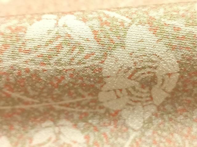 平和屋着物●人間国宝　南部芳松　突彫り　小紋　花蝶文　正絹　逸品　AABK1491fy