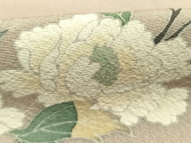 平和屋着物●訪問着　友禅　枝花文　暈し染め　ロング丈　正絹　逸品　AABK1496fy
